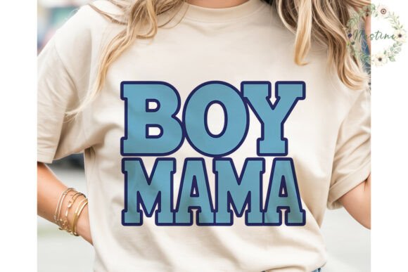 Boy Mama Outline Sublimation Design: A Versatile Creative Asset
