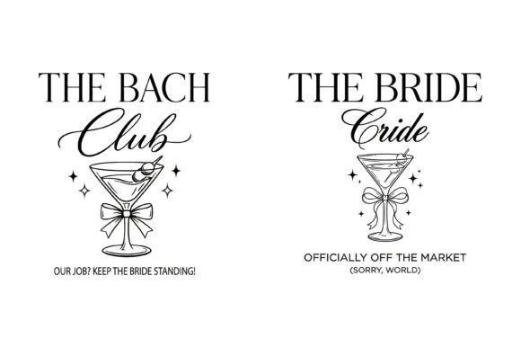 Bride Bach Club Bachelorette Design: A Creative Asset for Modern Celebrations