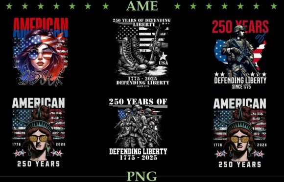 Celebrate 250 Years: Modern Patriotic Design Assets