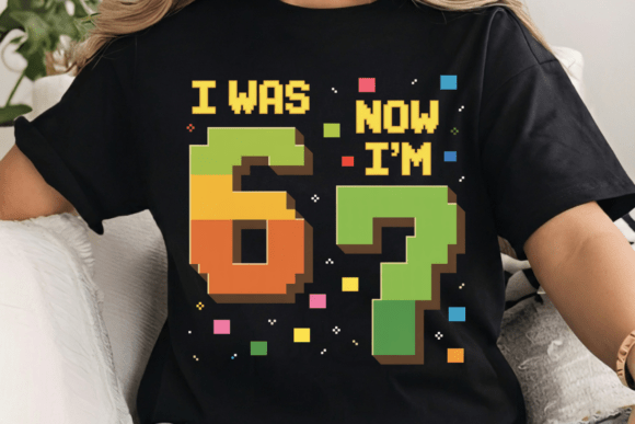 Funny 67 Retro Pixel PNG: A Nostalgic Design Asset