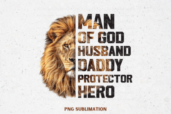 Man of God Father's Day Christian Design: A Faith-Centered Creative Asset