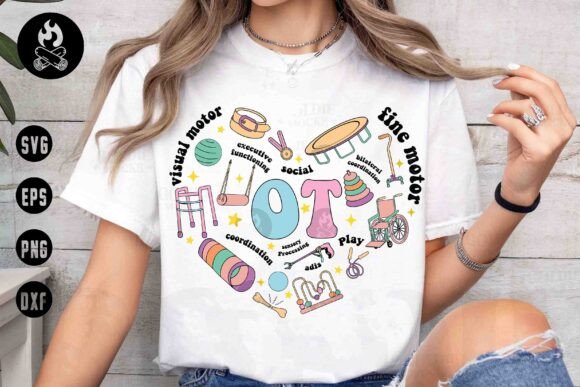 Pediatric OT Heart SVG Design: Celebrate Therapy