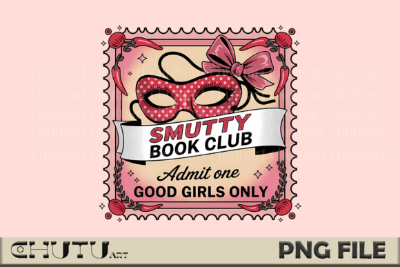 Smutty Book Club Stamp: A Design for Bookish Sass