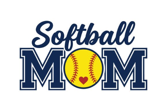 Softball Mom Sports Mom Design: Creative Assets for Visual Impact