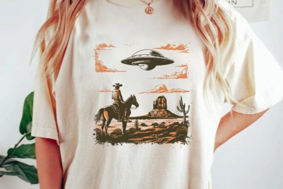 Unique Western Sci-Fi Design for Creative Projects
