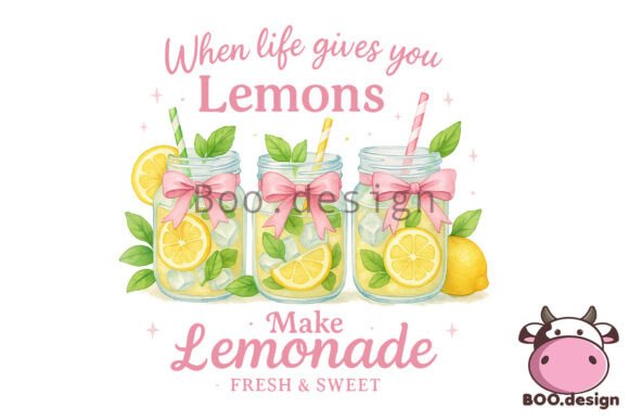 When Life Gives You Lemons Quote Design